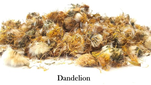 Dried dandelion flowers - dried, pet