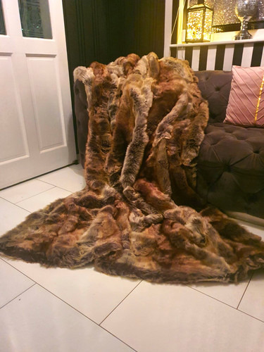 Luxury faux fur chinchilla - luxury,