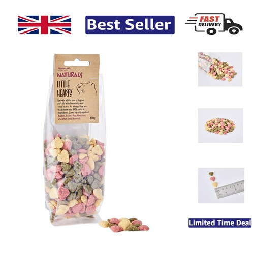 Naturals little hearts treats - hearts,
