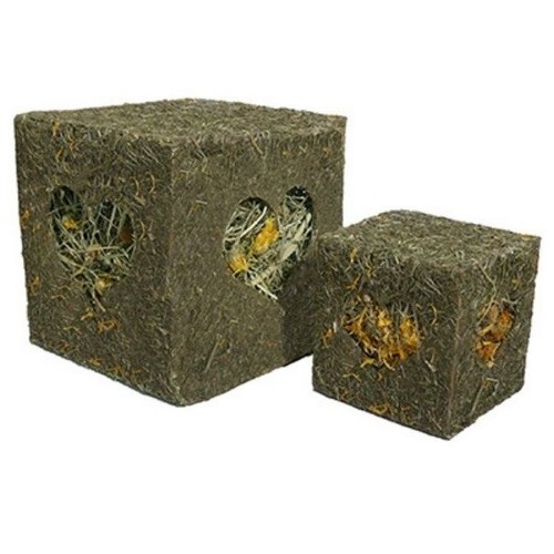 Small animal hay cube rosewood - cube,