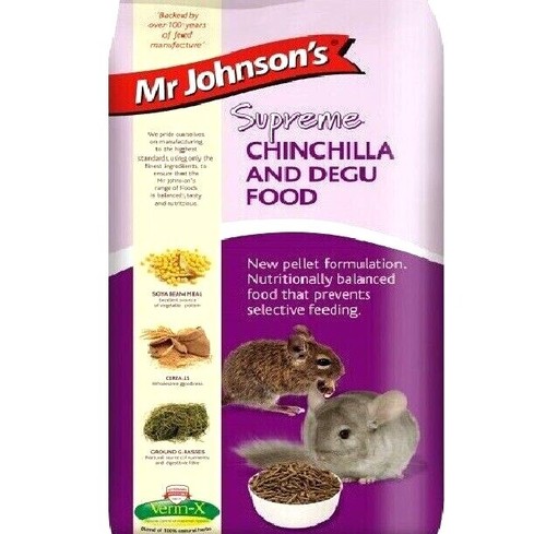 900g supreme chinchilla degu - supreme, &