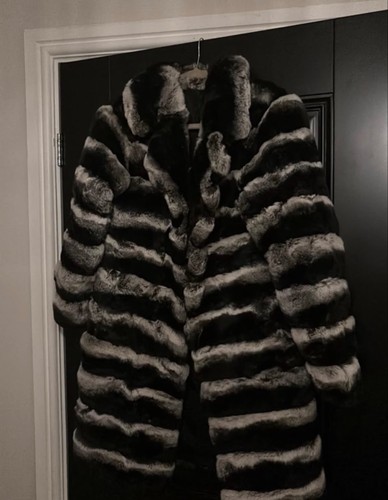 Fur coat chinchilla - coat, real