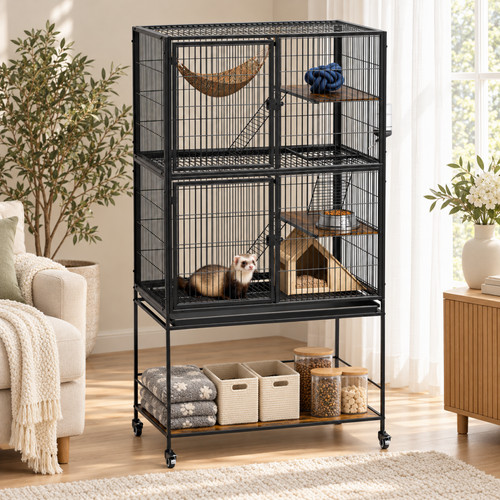 175cm ferret cage rolling - 175cm,